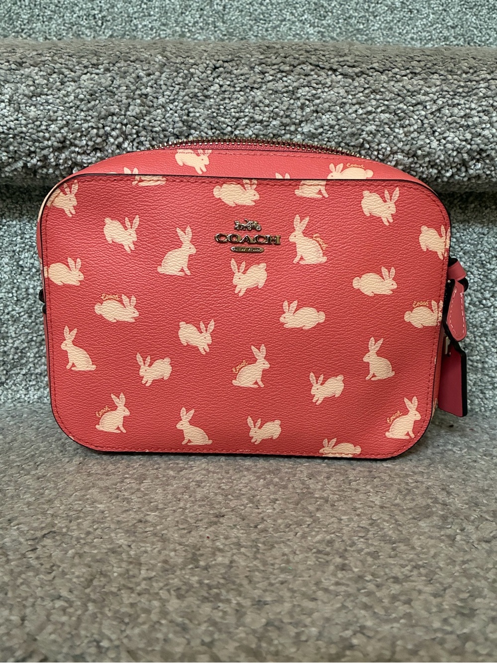 Coach bunny print crossbody bag